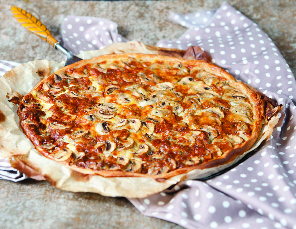 Tarte champignons recette